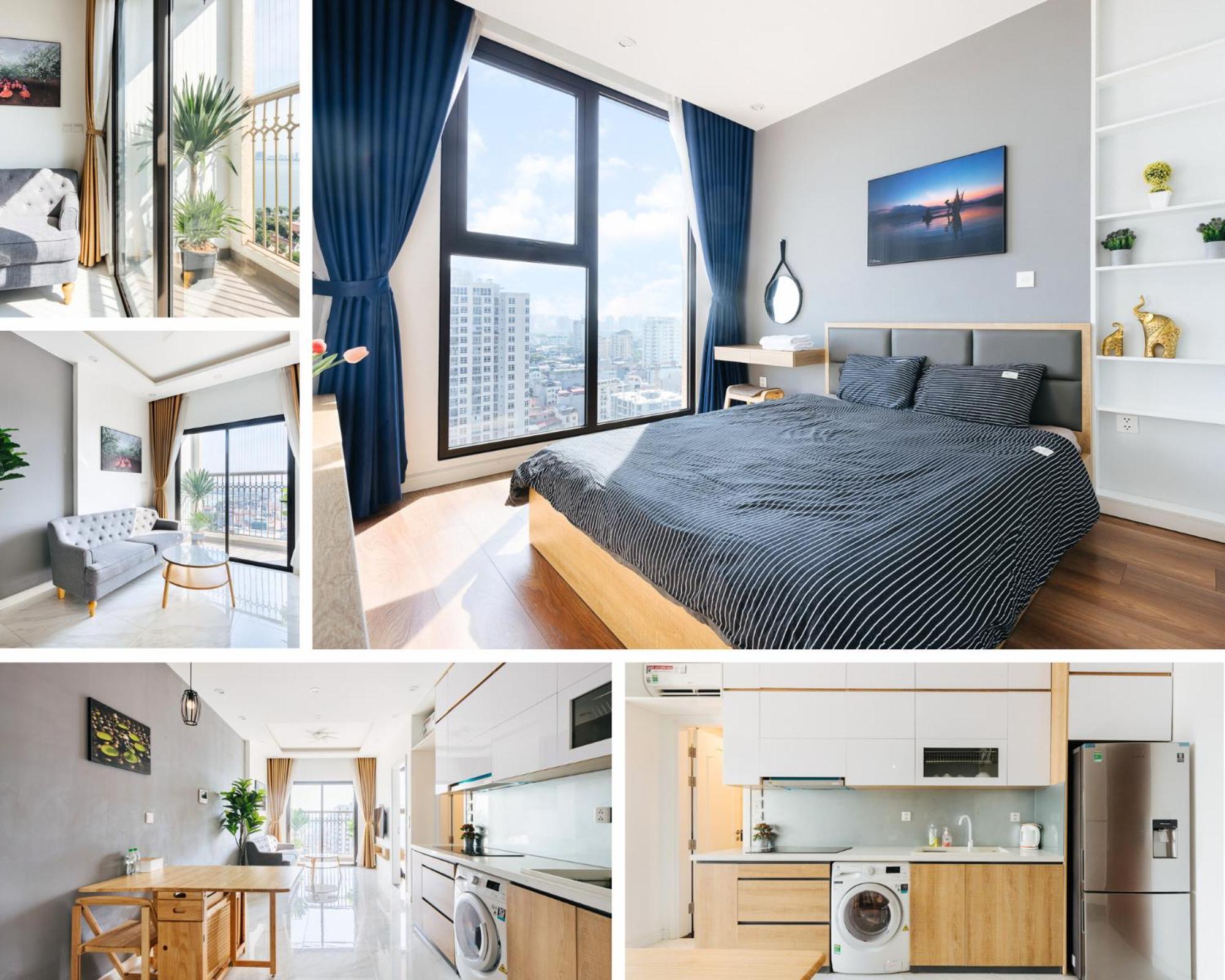Muse Hanoi Lake View Luxury Apartment - D' Eldorado Rum bild