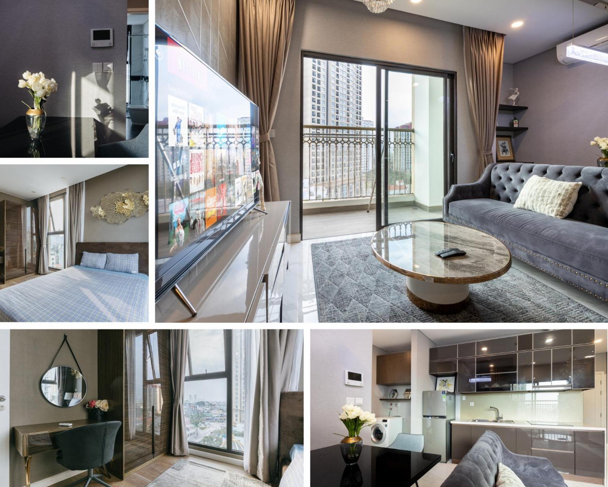 Muse Hanoi Lake View Luxury Apartment - D' Eldorado Rum bild