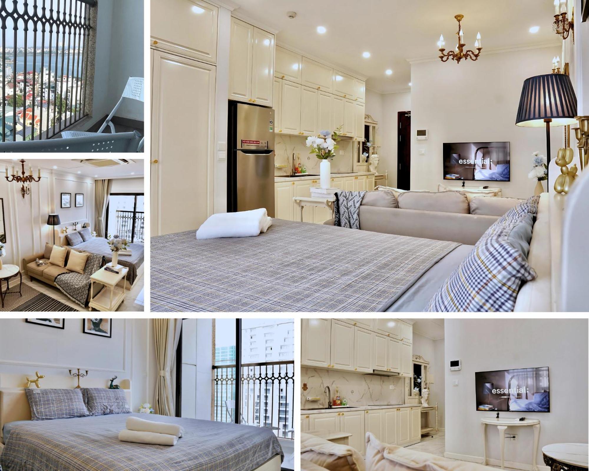 Muse Hanoi Lake View Luxury Apartment - D' Eldorado Rum bild